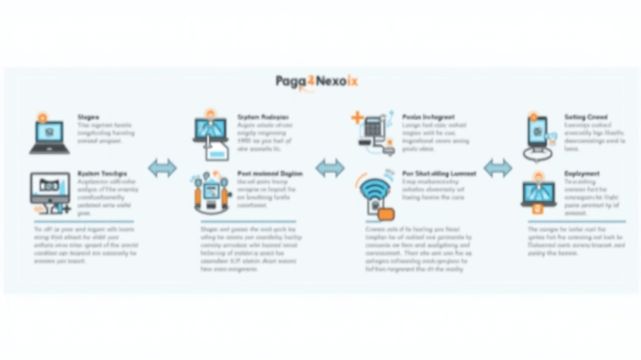 Diagrama del proceso de integración de sistemas de pago